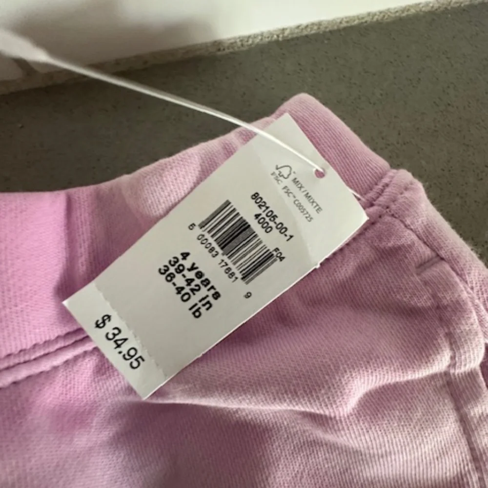 NWT- Gap 4T Softspun Tie-Dye Purple Joggers Toddler Cotton